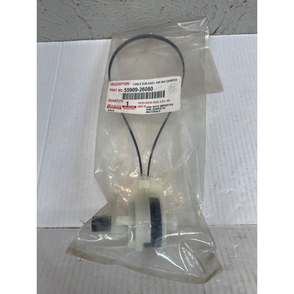 Genuine Toyota 55909 26080‎ Cable Sub Assy Air Mix Damper New